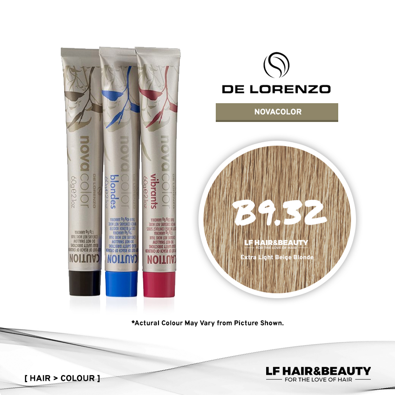 De Lorenzo NovaColor Permanent Colour B9.32 - Extra Light Beige Blonde 60g