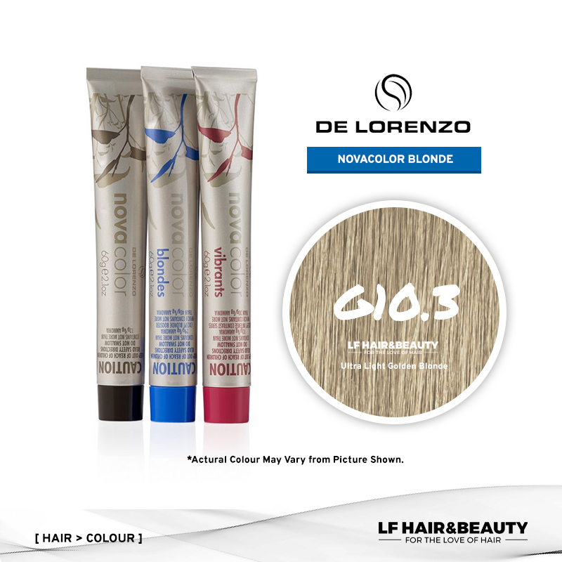De Lorenzo NovaColor Permanent Colour G10.3 - Ultra Light Golden Blonde 60g