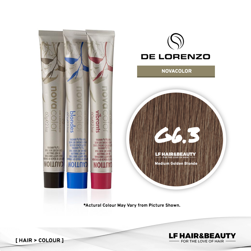 De Lorenzo NovaColor Permanent Colour G6.3 - Medium Golden Blonde 60g