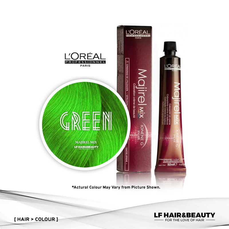 L'Oreal Majirel Mix Permanent Hair Color Green 50ml