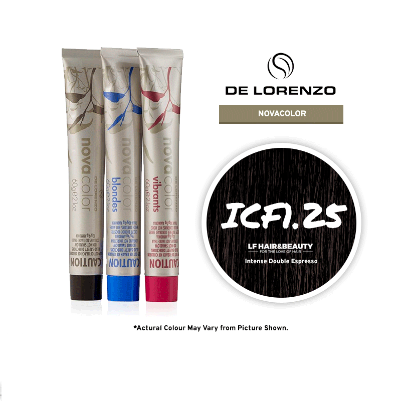 De Lorenzo NovaColor Permanent Colour ICF1.25 - Intense Double Espresso 60g