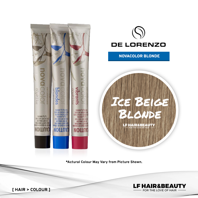 De Lorenzo NovaColor Permanent Colour Beige Ice Blonde 60g