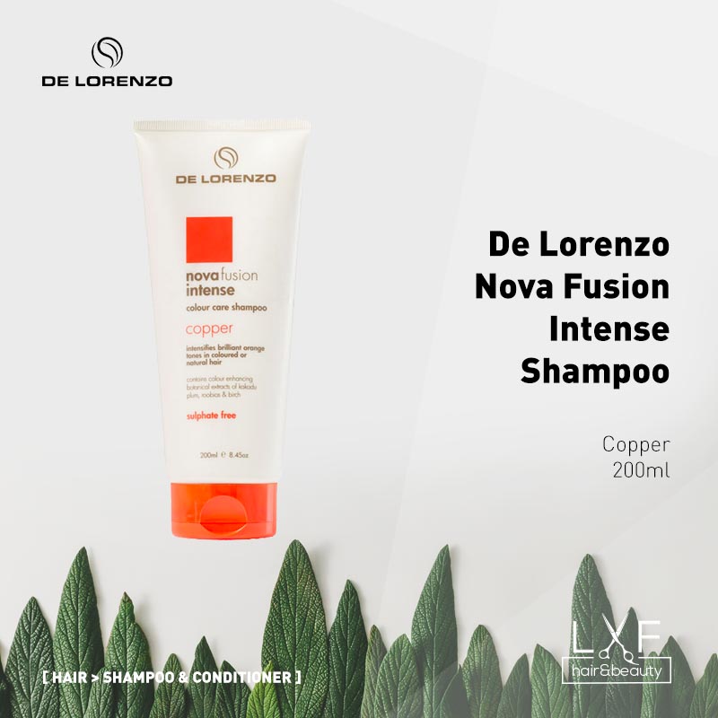 De Lorenzo Nova Fusion Colour Care Shampoo Intense Copper 200ml