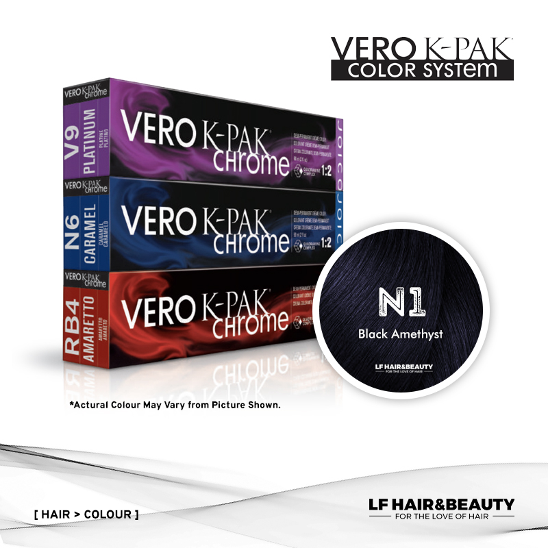 Joico Vero K-PAK Chrome N1 Demi Permanent - Black Amethyst 60ml