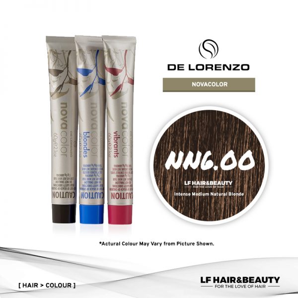 De Lorenzo NovaColor Permanent Colour NN6.00 - Intense Medium Natural Blonde 60g