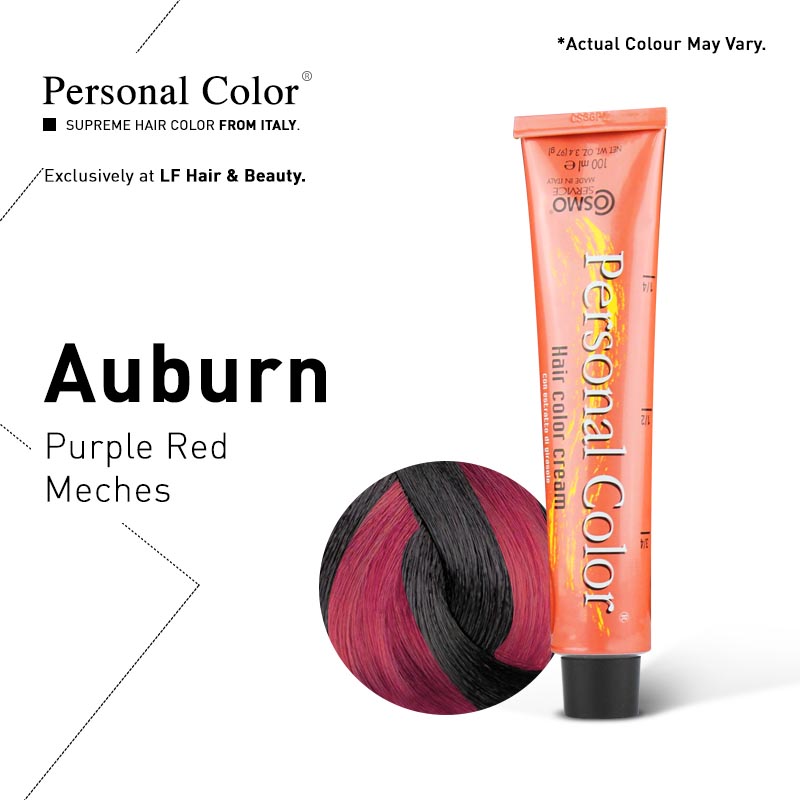 ***BUY 12 GET 2 FREE*** Cosmo Service Personal Color Permanent Cream Purple Red Meches 100ml