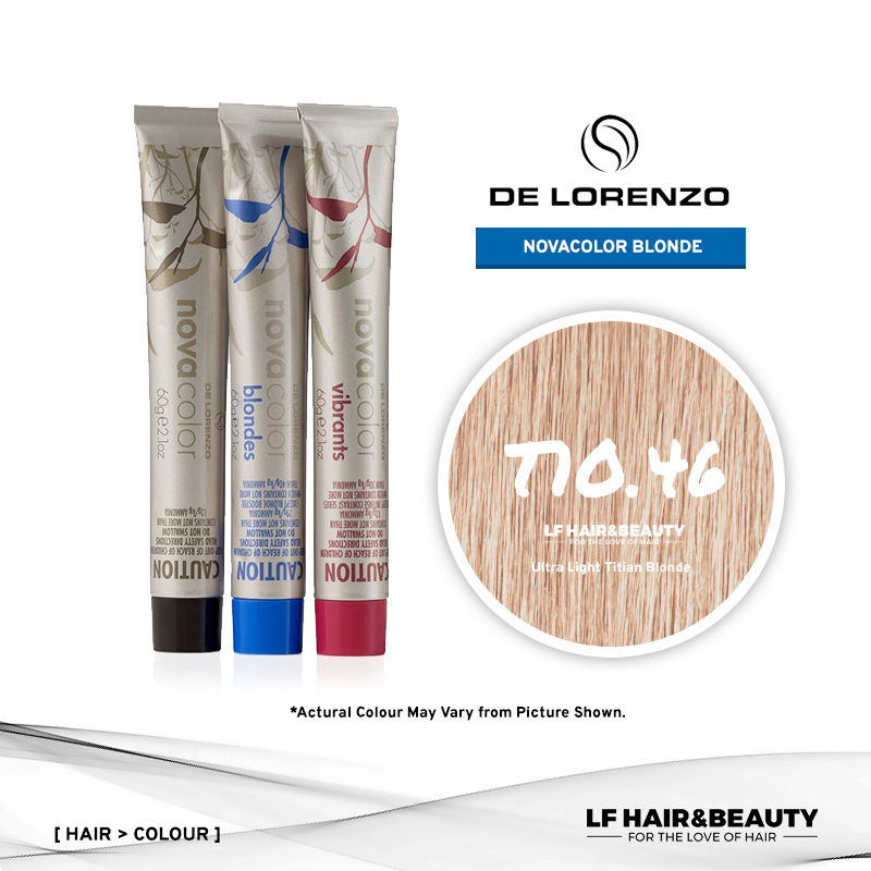De Lorenzo NovaColor Permanent Colour T10.46 - Ultra Light Titian Blonde 60g