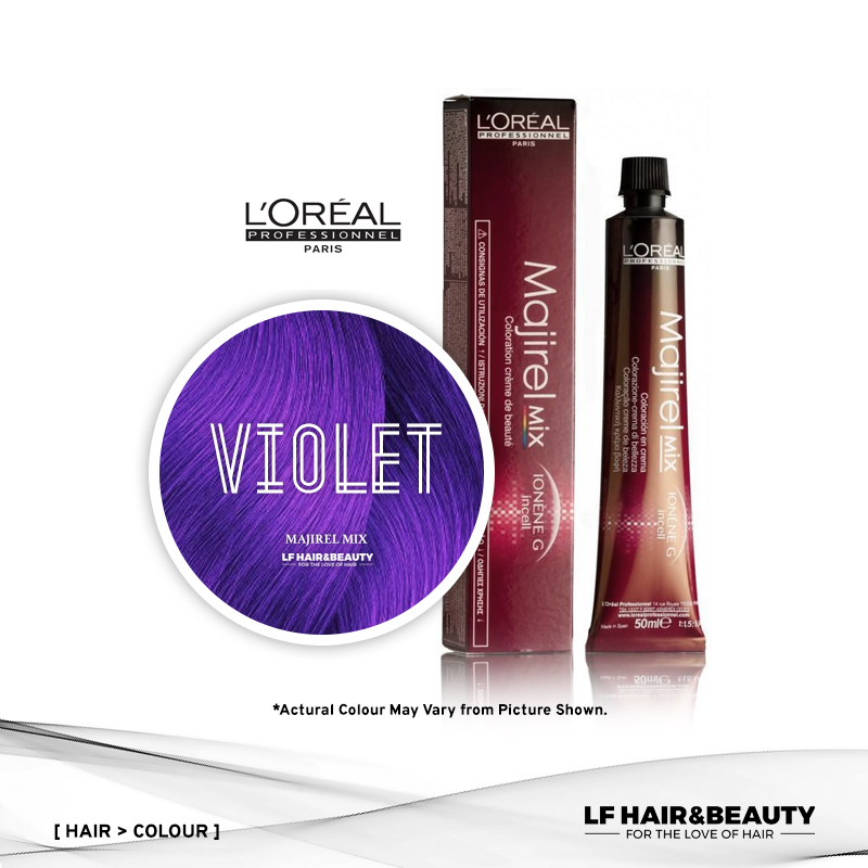 L'Oreal Majirel Mix Permanent Hair Color Violet 50ml - LF Hair and Beauty  Supplies