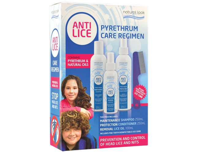 Natural Look Anti-Lice Pyrethrum Care Regimen Treatment Pack