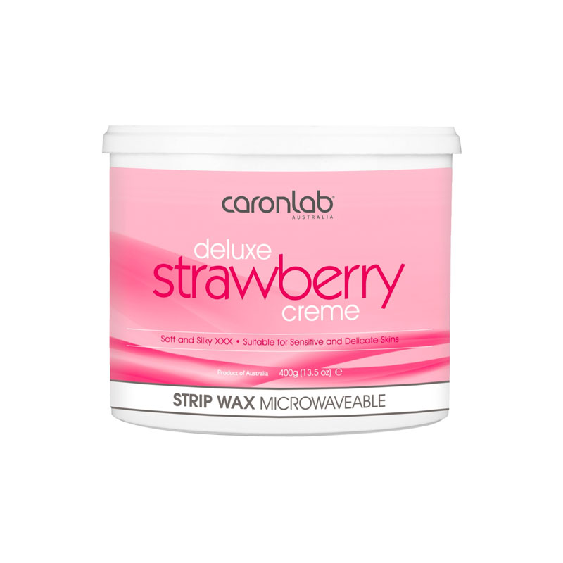 Caronlab Deluxe Strawberry Creme Strip Wax 400g