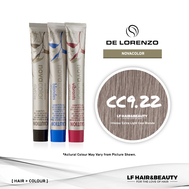De Lorenzo NovaColor Permanent Colour CC9.22 - Intense Ex Light Cool Blonde 60g