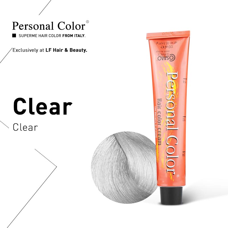 ***BUY 12 GET 2 FREE***Cosmo Service Personal Color Permanent Cream Clear 100ml