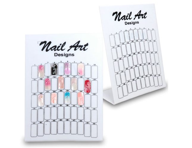board with a nail art