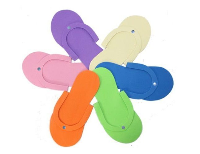 Disposable Thongs Assorted Color 6 Pair