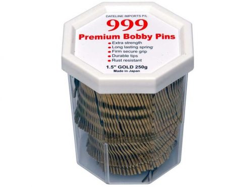 999 - Bobby Pins 1.5" Gold