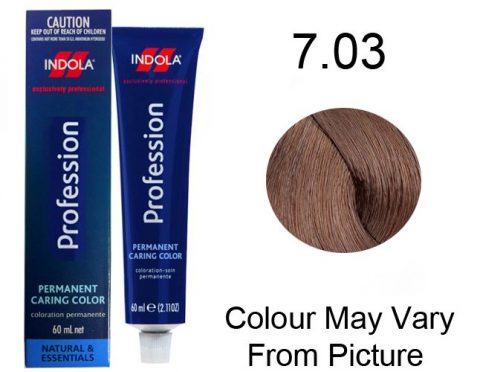 Indola Professionnel - Permanent Hair Color 7.03/7NG 60ml