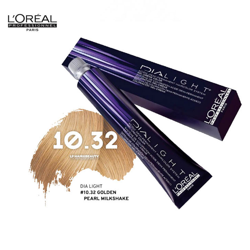 Loreal Dia Light Hair Colourant 10.32 Golden Pearl Milkshake 50ml