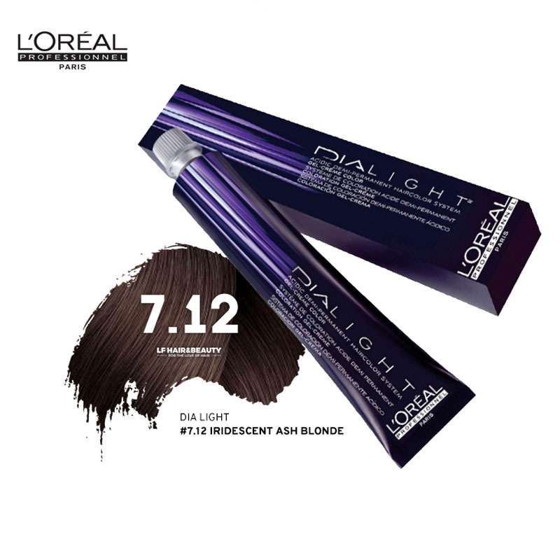 Loreal Dia Light Hair Colourant 7.12 Iridescent Ash Blonde 50ml