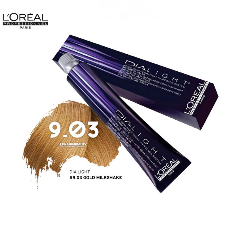 Loreal Dia Light Hair Colourant 9.03 Gold Milkshake 50ml