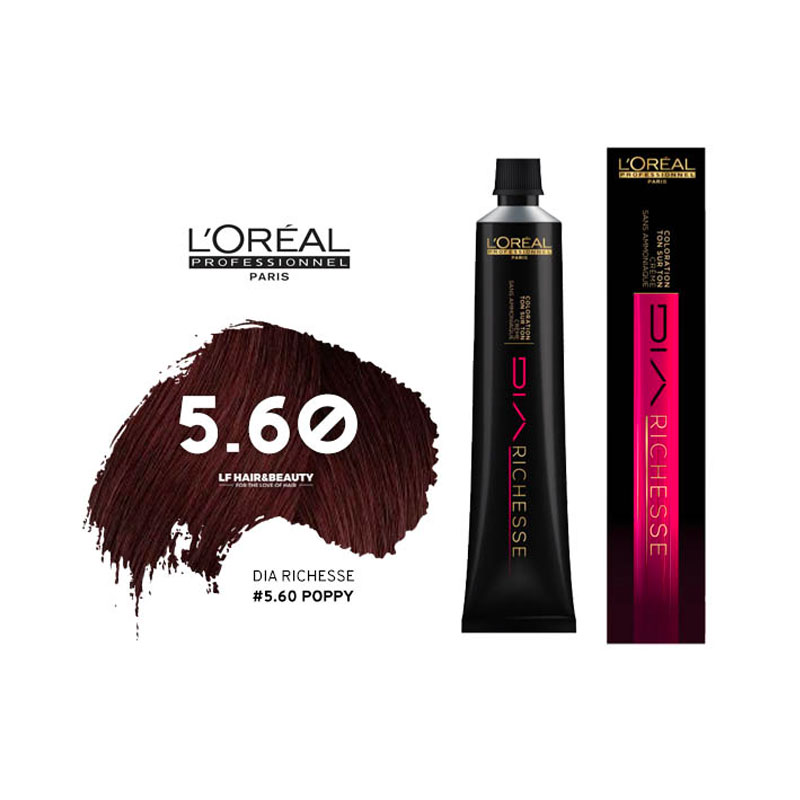 Loreal Dia Richesse Semi Permanent Hair Color 5.60 Poppy (DM5) 50ml