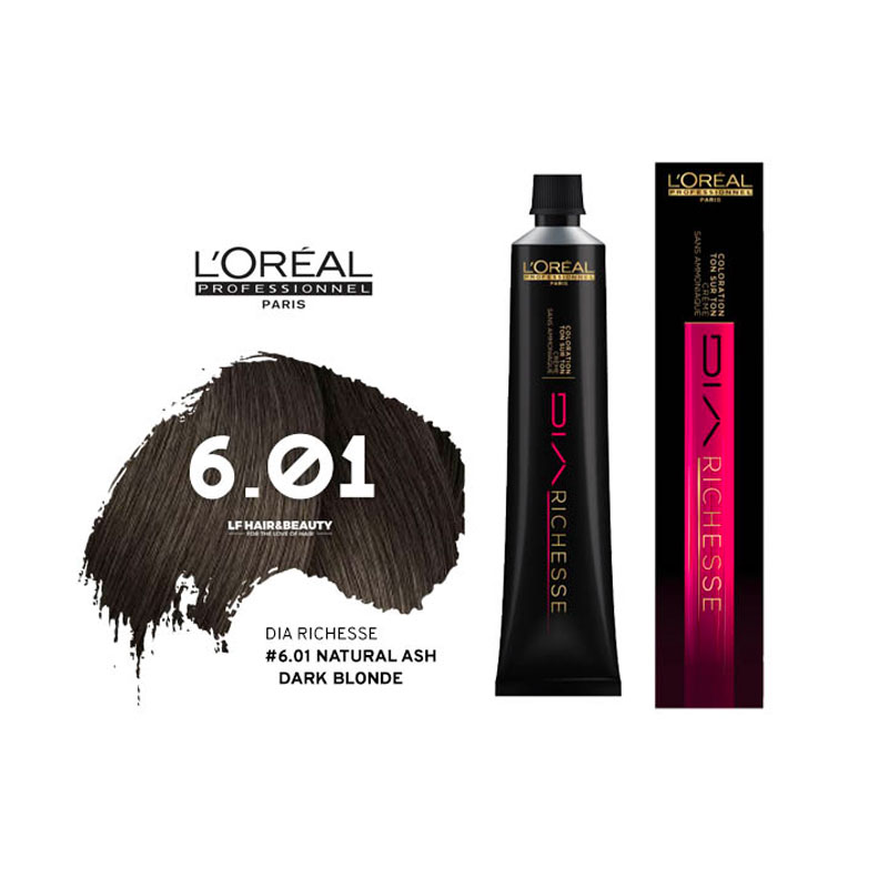 Loreal Dia Richesse Semi Permanent Hair Color  Natural Ash Dark Blonde  50ml - LF Hair and Beauty Supplies