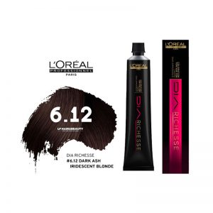Loreal Dia Richesse Semi Permanent Hair Color 6.12 Dark Ash Iridescent Blonde 50ml