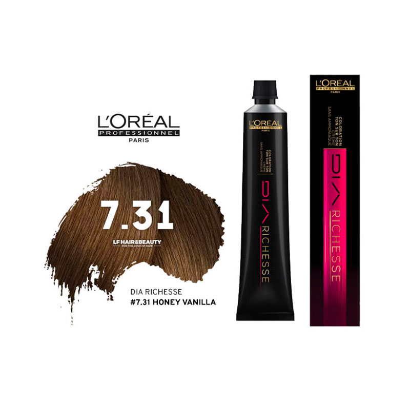 Loreal Dia Richesse Semi Permanent Hair Color 7.31 Honey Vanilla 50ml