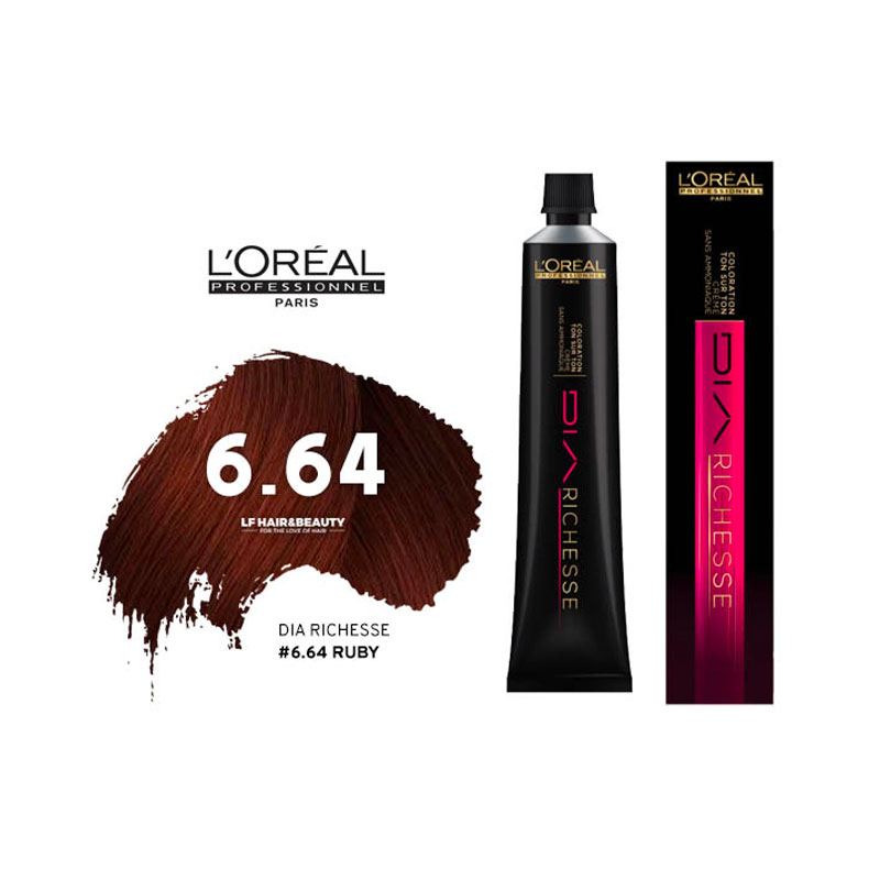 Loreal Dia Richesse Semi Permanent Hair Color 6.64 Ruby 50ml