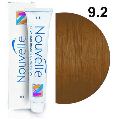 Nouvelle - Permanent Hair Color 9.2/Very Light Irise Blonde 100ml