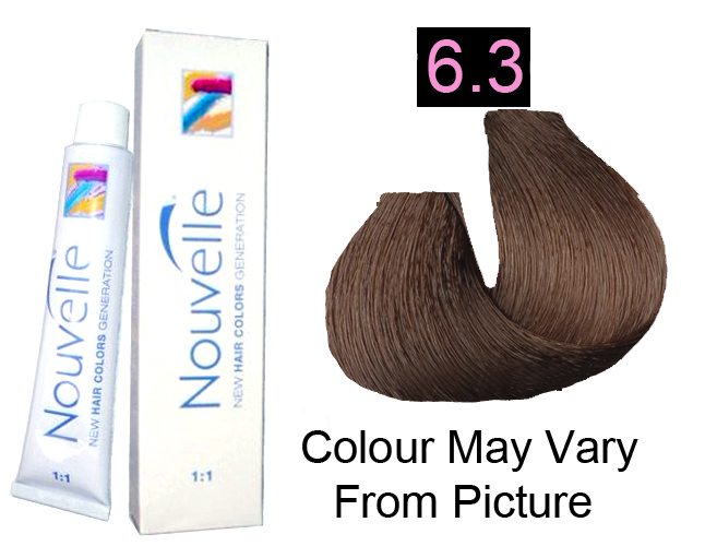 Nouvelle - Permanent Hair Color 6.3/Dark Golden Blonde 100ml
