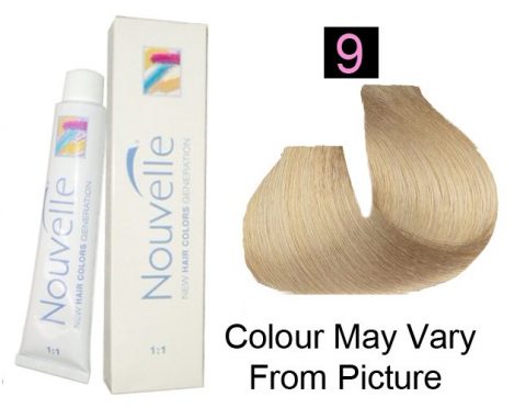 Nouvelle - Permanent Hair Color 9/Very Light Blonde 100ml