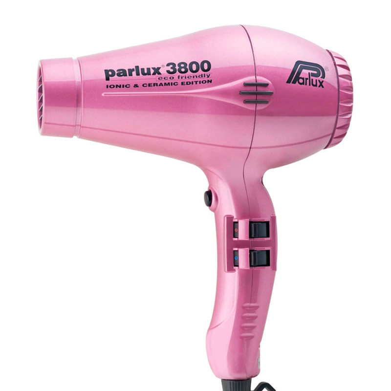 Parlux 3800 Eco Friendly Ionic & Ceramic Hair Dryer - Pink
