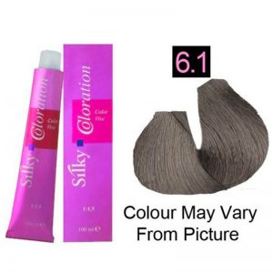 Silky 6.1/6A Permanent Hair Color 100ml - Dark Ash Blonde