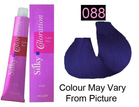 Silky 088/ Blue Permanent Hair Color 100ml