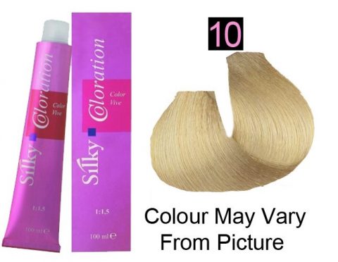 Silky 10/10N Permanent Hair Color 100ml - Extra Light Blonde - LF Hair and  Beauty Supplies