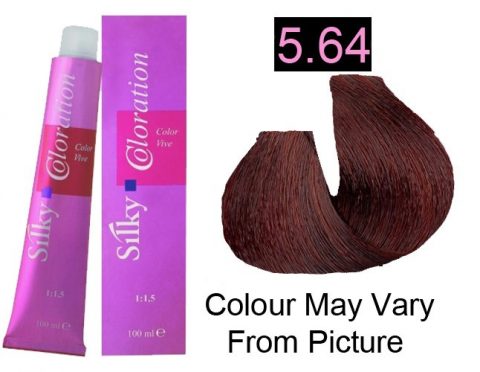 Silky /5RC Permanent Hair Color 100ml - Light Red Copper Brown - LF Hair  and Beauty Supplies