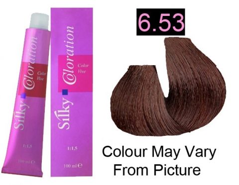 Silky 6.53/6MG Permanent Hair Color 100ml - Dark Mahogany Golden Blonde