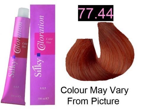 Silky 77.44 Permanent Hair Color 100ml - Copper Intense Blonde
