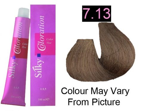 Silky 7.13/7AG Permanent Hair Color 100ml - Irish Blonde