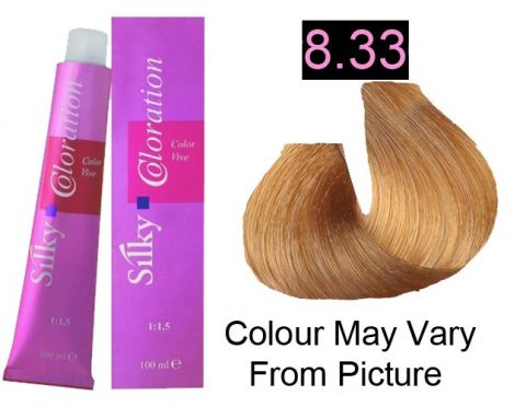 Silky 8.33/8GG Permanent Hair Color 100ml - Light Intense Golden Blonde