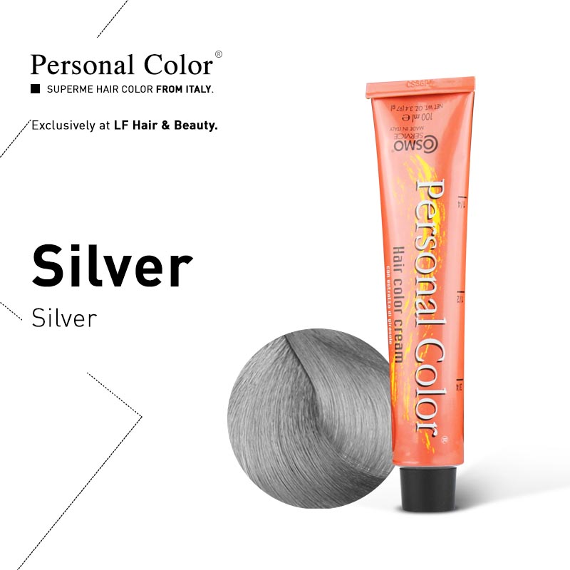 ***BUY 12 GET 2 FREE***Cosmo Service Personal Color Permanent Cream Silver 100ml