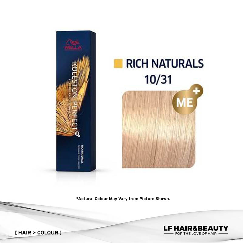 Wella Koleston Perfect Permanent Cream 10/31 - Lightest Blonde Gold Ash 60g  - LF Hair and Beauty Supplies