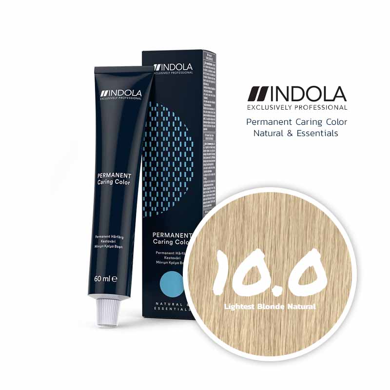 Indola Permanent Caring Color 10.0 Lightest Blonde Natural 60ml