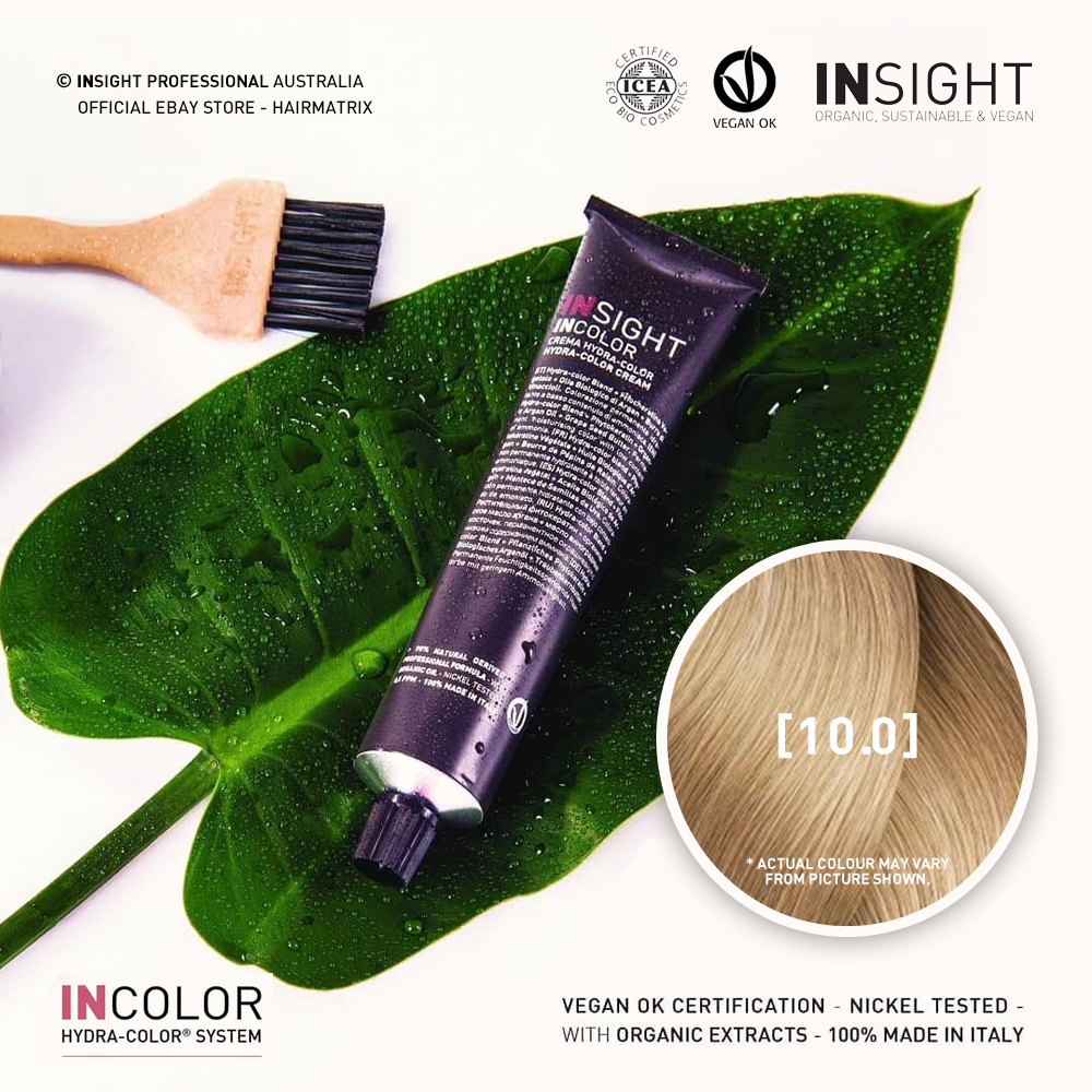 ***BUY 12 GET 2 FREE***Insight INCOLOR Hydra-Color Cream [10.0] Natural Extra Light Blonde 100ml