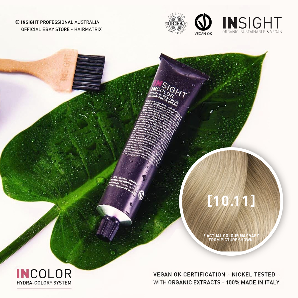 ***BUY 12 GET 2 FREE***Insight INCOLOR Hydra-Color Cream [10.11] Deep Ash, Extra Light Blond 100ml