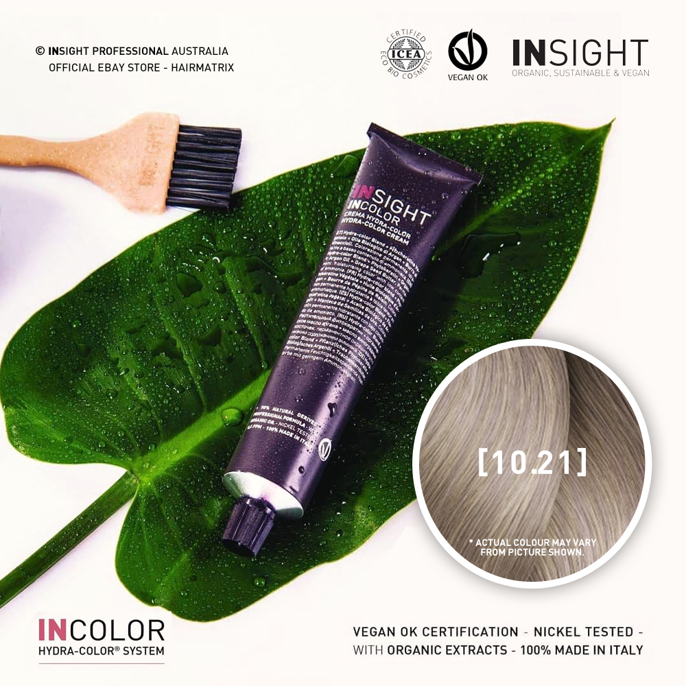 ***BUY 12 GET 2 FREE***Insight INCOLOR Hydra-Color Cream [10.21] Irisee Ash, Extra Light Blond 100ml