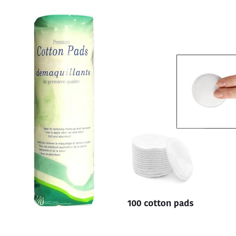 Premium Cotton Pads 100 pcs LF Hair and Beauty Supplies