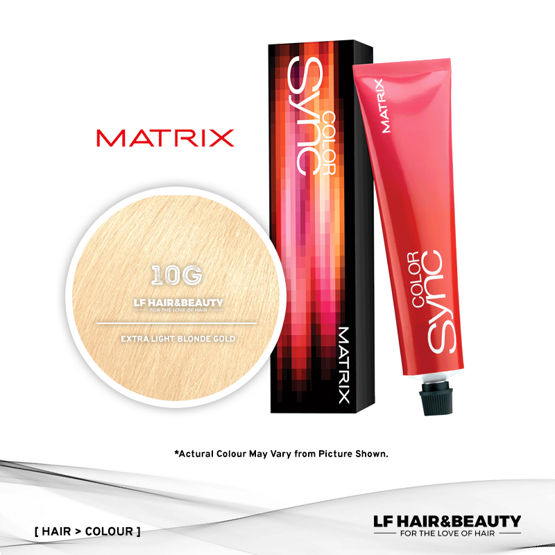 Matrix Color Sync Tone-On-Tone Hair Color 10G Extra Light Blonde Gold 90ml