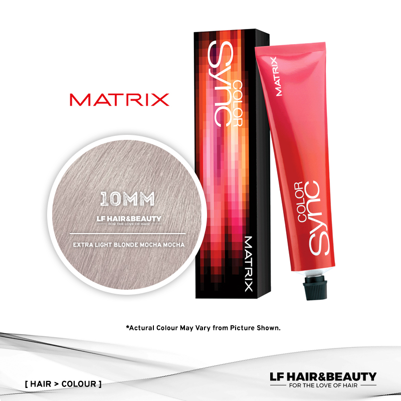 Matrix Color Sync Tone-On-Tone Hair Color 10MM Extra Light Blonde Mocha Mocha 90ml