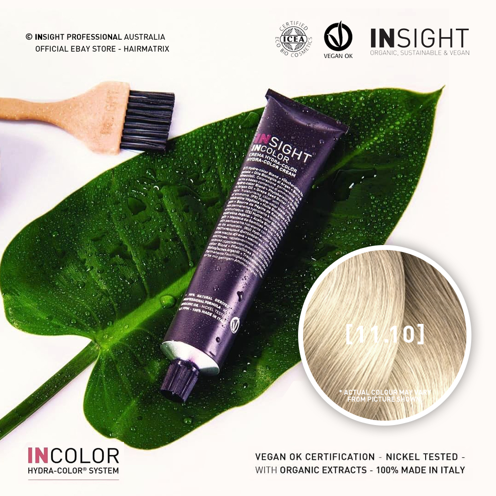 ***BUY 12 GET 2 FREE***Insight INCOLOR Hydra-Color Cream [11.10] Platinum, Ash Blond 100ml